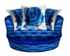 Blue Rose Cuddle Chair