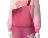 hoodie overalls pink