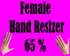 Female Hand Resizer 65%