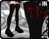 Red Bow Thigh High Boots