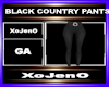 BLACK COUNTRY PANTS