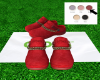 Red Suede Croc