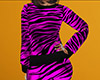 Pink Tiger Stripe PJs Full (F)