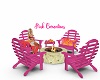 Pink Sunset Chair Set