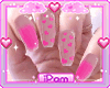 p. cute girl pink nails