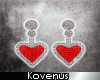 (Kv) Valentines Earrings