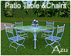 Blu Patio Table & Chairs