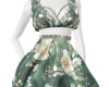 ALLIE GREEN FLORAL DRESS