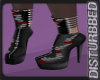 ! Chained Heart Boots
