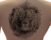 Back Lion Tattoo