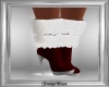 Dark Red Christmas Boots