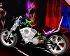 Funky skull motorbike 