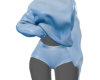 blue outfit