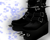 black spike boots