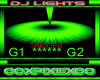 Green dj light
