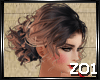 Longoria blush bun messy