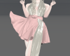 Pink Velvet Gown