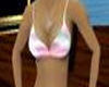 pink mix Bikini top