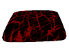 P62 Red and Black Pillow