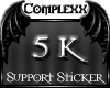 (C) 5k Support Sticker