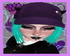 Devil Cap purple teal