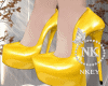 Heels Latex Yellow