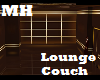 Brown Suede Loung Couch