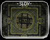 -slov- round celtic rug
