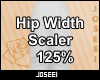Hip Width Scaler 125%