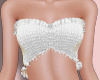 E* White Ruched Top