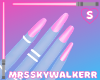 Galaxy Girl Nails Pink