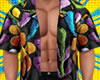 Black Shirt With Flowers