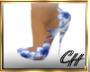 CH-Blue Flower Shoes