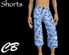 CB Blue Camo Shorts
