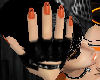 ~sm~ Orange Web Nails V1