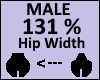 Hip Scaler 131% Male