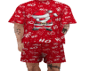 SV|Santa Couple PJShorts