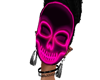 Neon Pink Skull Mask