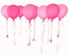GM's Pink balloons float