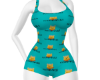 PB | POOH TURQ ROMPER