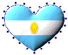 Argentina Heart sticker