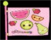Kawaii Fruit Flag