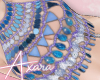 A| Jewel Blue Top