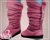 WA3 Suede Boots-Pink