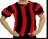 Black and red stripy top