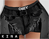Obey Me Shorts Black