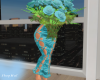 Deep blue roses