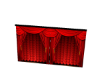 NCA RED CURTAINS WALL
