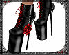 Black Chained Red Bow