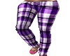 Jegging Purple Plaid